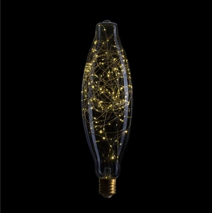 Sun Lumen Лампа светодиодная E40 4,5W 2600K свеча прозрачная 057-011, цвет прозрачный, мощность 4.5 Вт