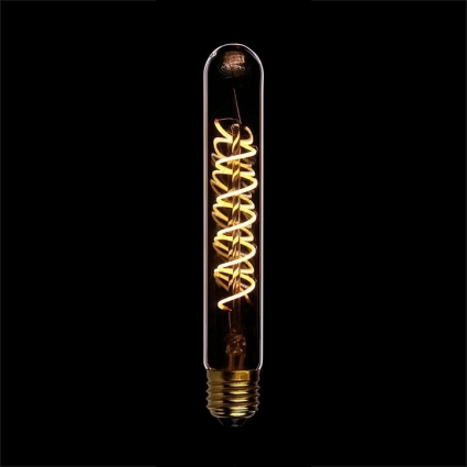 Sun Lumen Лампа светодиодная диммируемая филаментная E27 4W 2200K трубчатая золотая 057-110 цвет золотой
