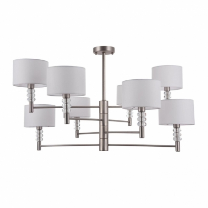 Потолочная люстра Maytoni Lincoln MOD527PL-08N в стиле модерн, цвет белый