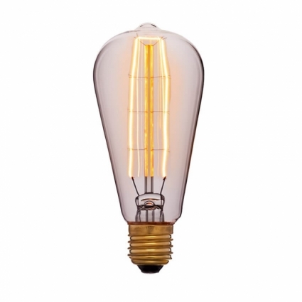 Sun Lumen Лампа накаливания E27 40W колба золотая 053-563 цвет золотой