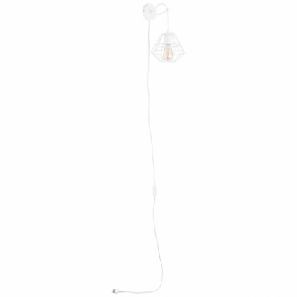 Бра TK Lighting 2280 Diamond в стиле лофт, цвет белый, мощность 60 Вт