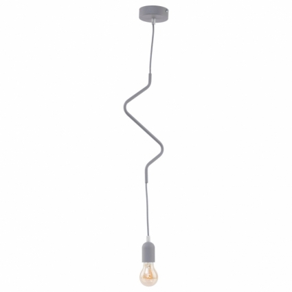 Подвесной светильник TK Lighting 2437 Zigzak в стиле лофт, цвет серый