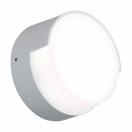 Уличный настенный светодиодный светильник ST Luce Linata SL090.511.01 в современном стиле, цвет белый