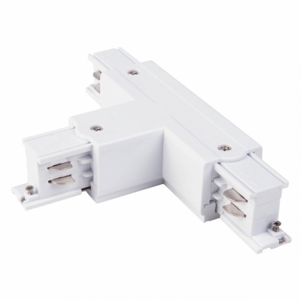 Коннектор Т-образный левый Elektrostandard TRC-1-3-TL-WH 4690389112492 в современном стиле, цвет белый