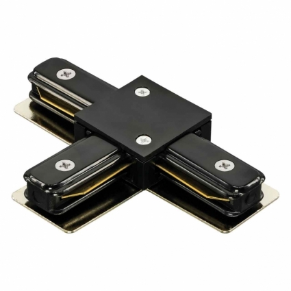 Коннектор T-образный Lightstar Barra 502137 цвет черный