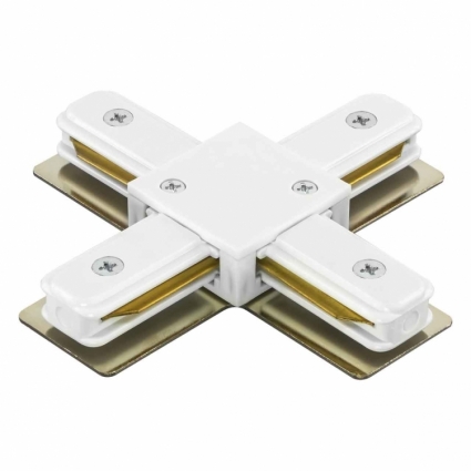 Коннектор X-образный Lightstar Barra 502146 цвет белый