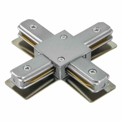 Коннектор X-образный Lightstar Barra 502149 цвет серый