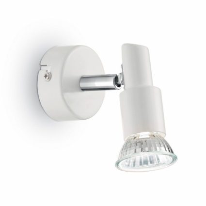 Спот Ideal Lux Slem AP1 Bianco в современном стиле, цвет белый, мощность 50 Вт