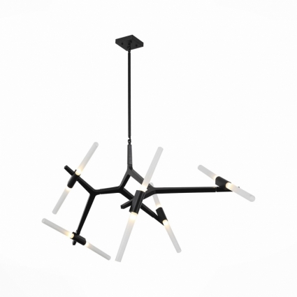 Подвесная люстра ST Luce Bastoni SL947.402.10 в стиле Хай-тек, цвет белый