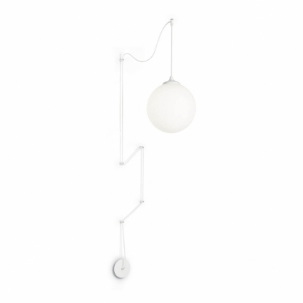 Подвесной светильник Ideal Lux Boa SP1 Bianco в стиле Хай-тек, цвет белый