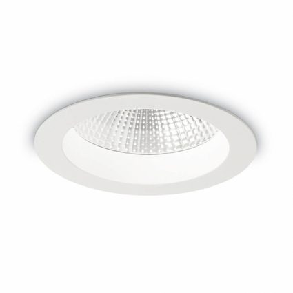 Встраиваемый светодиодный светильник Ideal Lux Basic Accent 15W 3000K в современном стиле, цвет белый