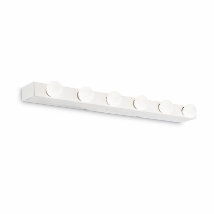 Настенный светильник Ideal Lux Prive AP6 Bianco в стиле Хай-тек, цвет белый