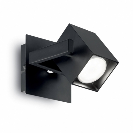 Спот Ideal Lux Mouse AP1 Nero в стиле Хай-тек, цвет черный, мощность 50 Вт