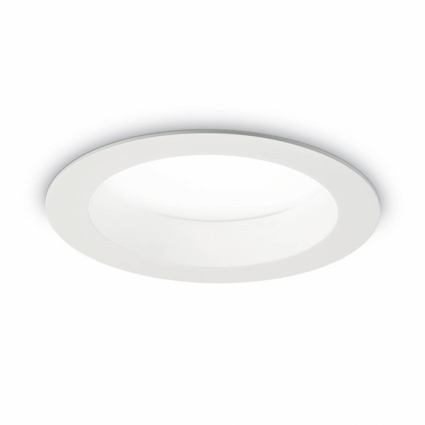 Встраиваемый светодиодный светильник Ideal Lux Basic Wide 15W 4000K в современном стиле, цвет белый