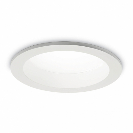 Встраиваемый светодиодный светильник Ideal Lux Basic Wide 30W 4000K в современном стиле, цвет белый