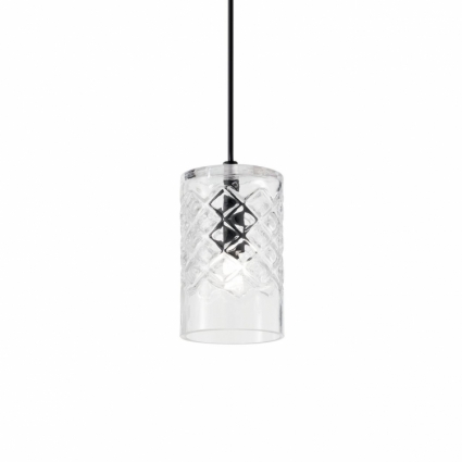 Подвесной светильник Ideal Lux Cognac-2 SP1 в стиле ретро, цвет черный