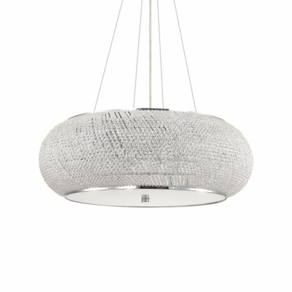 Подвесной светильник Ideal Lux Pasha SP14 Cromo в стиле модерн, цвет хром