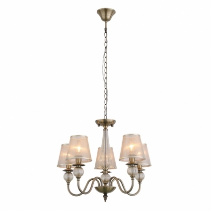 Подвесная люстра ST Luce Grazia SL185.303.05 в стиле ретро, цвет бежевый