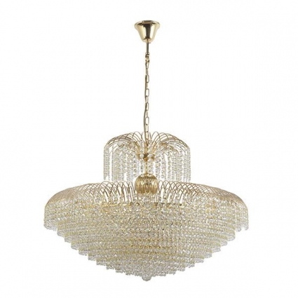 Подвесная люстра Arti Lampadari Salentino E 1.5.80.100 G в классическом стиле, цвет золотой
