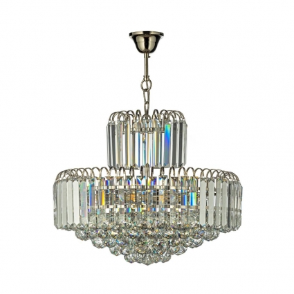 Подвесная люстра Arti Lampadari Ovada E 1.5.50.100 N в классическом стиле, цвет матовый никель
