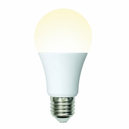 Uniel Лампа светодиодная (UL-00002371) E27 10W 3000K груша матовая LED-A60-10W/WW/E27/FR/MB PLM11WH цвет белый