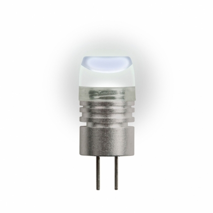 Uniel Лампа светодиодная (05855) G4 0,8W 4000K капсульная прозрачная LED-JC-12/0,8W/NW/G4 40lm, цвет белый, мощность 0.8 Вт
