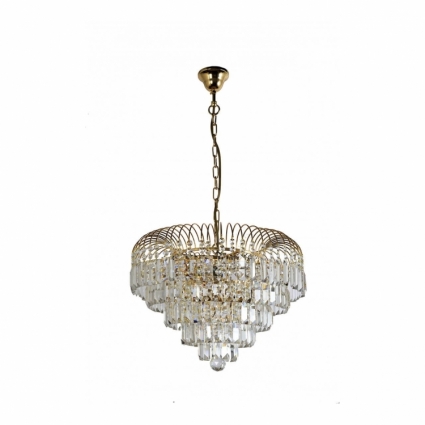 Подвесная люстра Arti Lampadari Sabina E 1.5.46.100 G в классическом стиле, цвет золотой