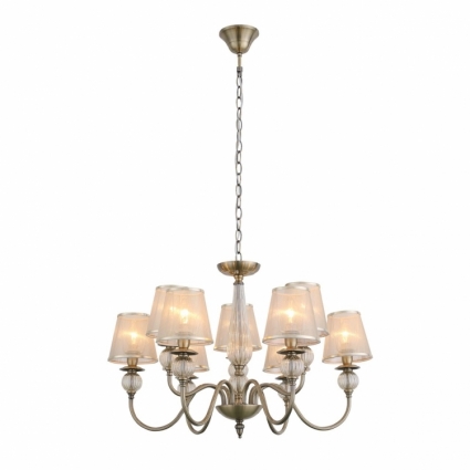 Подвесная люстра ST Luce Grazia SL185.303.09 в стиле ретро, цвет бежевый