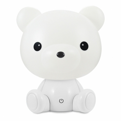 Настольная лампа Lucide Dodo Bear 71590/03/31 в современном стиле, цвет белый