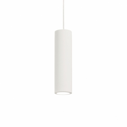 Подвесной светильник Ideal Lux Oak SP1 Round Bianco в современном стиле, цвет белый