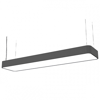 Подвесной светодиодный светильник Nowodvorski Soft Led 9542 в современном стиле, цвет графит