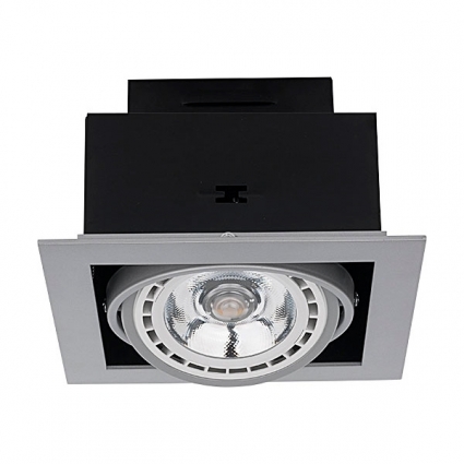 Встраиваемый светильник Nowodvorski Downlight 9573 в современном стиле, цвет серебро