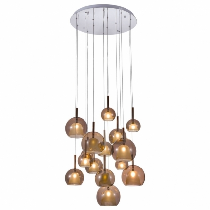 Подвесная люстра Spot Light Bellezia 1781513 в современном стиле, цвет медь