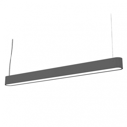 Подвесной светодиодный светильник Nowodvorski Soft Led 9546 в современном стиле, цвет графит