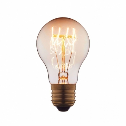 Loft IT Лампа накаливания E27 60W груша прозрачная 7560-T в стиле лофт, цвет прозрачный
