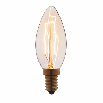 Loft IT Лампа накаливания E14 25W свеча прозрачная 3525 цвет прозрачный