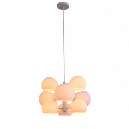 Подвесная люстра ST Luce Calmare SL434.503.09 в стиле модерн, цвет белый