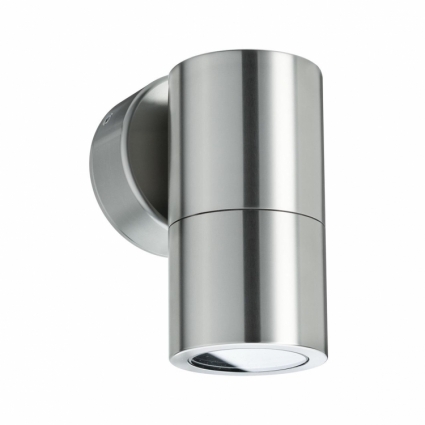 Уличный настенный светодиодный светильник Paulmann Led Flame Eisen 18008 в современном стиле, цвет серый