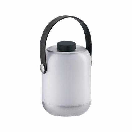Переносной светодиодный фонарь Paulmann Accu Tablelamp Clutch от аккумулятора 120х85 94210 в современном стиле, цвет серый