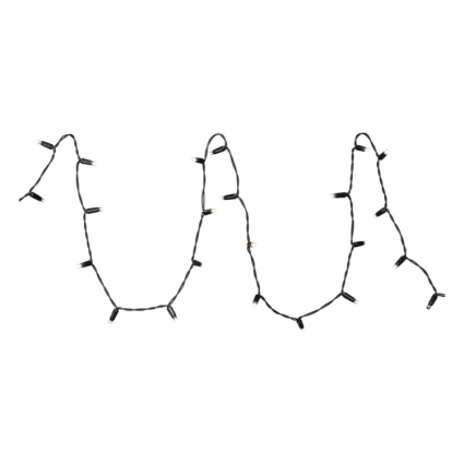 Уличный подвесной светодиодный светильник Paulmann Light Chain 94167 в современном стиле, цвет черный
