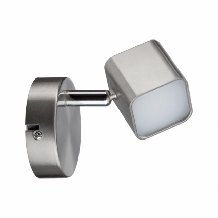 Светодиодный спот Paulmann Cubic 66736 в современном стиле, цвет серый, мощность 4 Вт