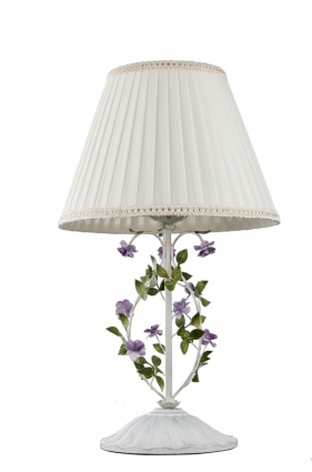 Настольная лампа ST Luce Fiori SL695.504.01 в стиле прованс, цвет белый