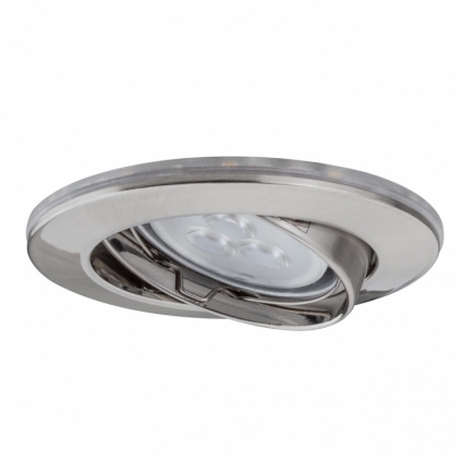 Встраиваемый светодиодный светильник Paulmann Ring Star Line Led Set Shine 93800 в современном стиле, цвет матовый никель