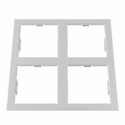 Рамка Lightstar Domino Quadro 214546 в современном стиле, цвет белый