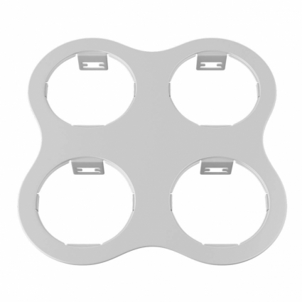 Рамка Lightstar Domino Round 214646 в современном стиле, цвет белый
