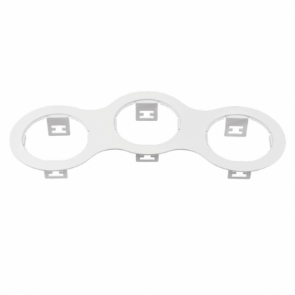 Рамка Lightstar Domino Round 214696 в современном стиле, цвет белый
