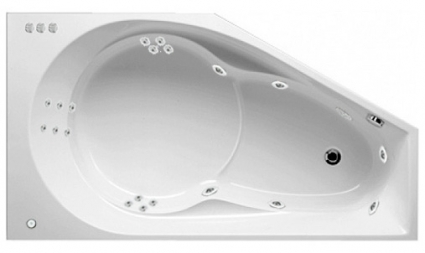 Гидромассаж Riho Yukon Yan Pool W-pool HM с электроуправлением, белый