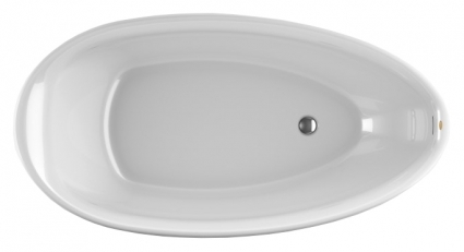 Акриловая ванна Jacuzzi Desire  овальная, объем 470 л.
