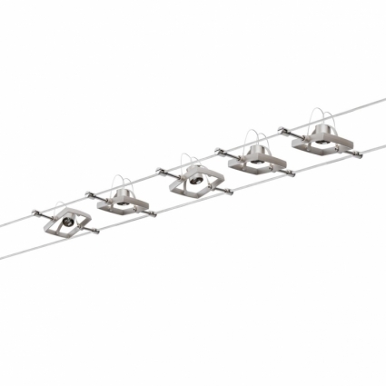Струнная система Paulmann Wire Systems Mac II 94135 в современном стиле, цвет матовый никель
