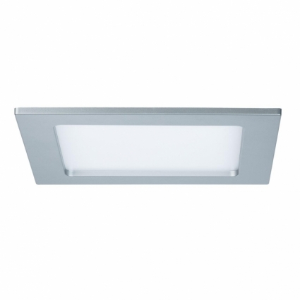 Встраиваемый светодиодный светильник Paulmann Quality Line Panel 92077 в современном стиле, цвет хром